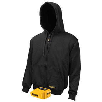 CLOTHING AND GEAR | Dewalt DCHJ067B-L 20V MAX Li-Ion Heated Hoodie Jacket (Jacket Only) - Large