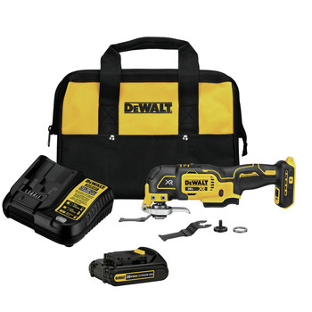 PLUMBING | Dewalt DCS356C1 20V MAX XR Brushless Lithium-Ion Cordless Oscillating Multi-Tool Kit (1.5 Ah)