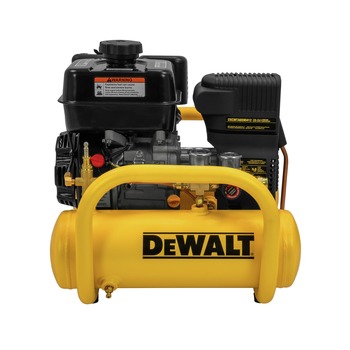 AIR COMPRESSORS | Dewalt 4 Gallon 155 PSI Kohler Gas Powered Oil-Free Portable Air Compressor - DXCMTA6590412