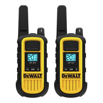 SPEAKERS AND RADIOS | Dewalt DXFRS800 2 W 22 Channels Two-Way Radios - DXFRS800